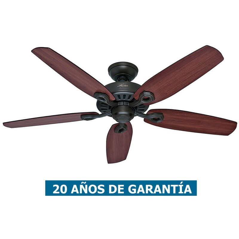 

Ventilador de techo 50567 Builder Elite 132 cereza brasile¤a o nogal amarillo / bronce - Hunter