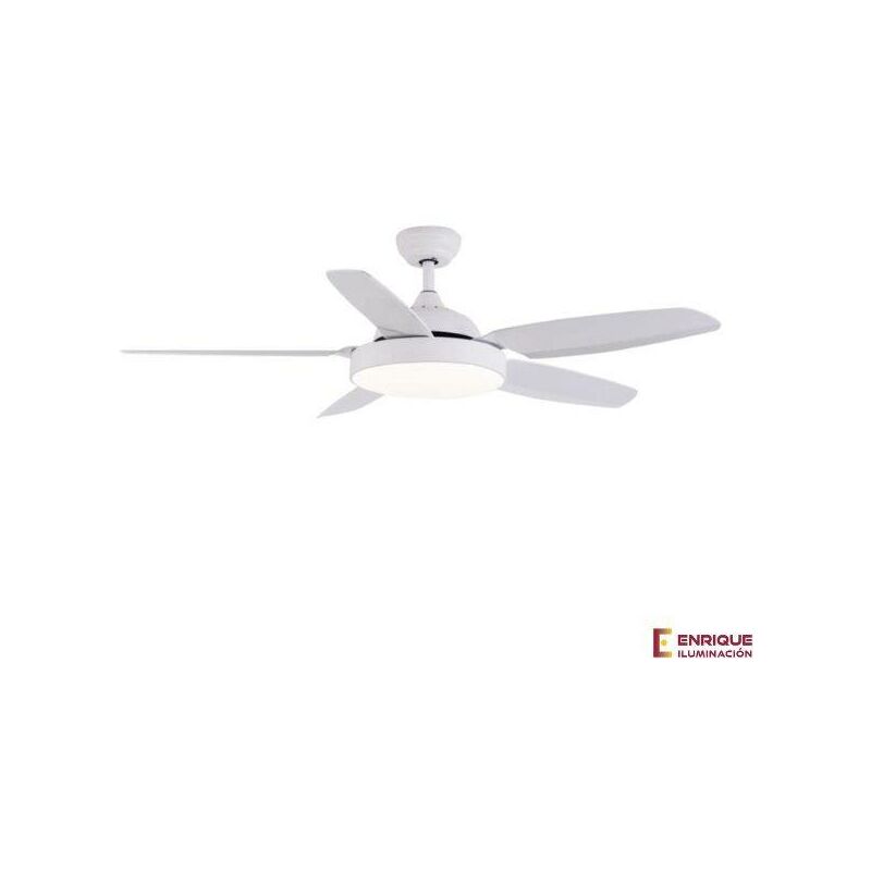 

Ventilador de techo HURACAN moderno madera para espacios hasta 27 m2 | Blanco - 0