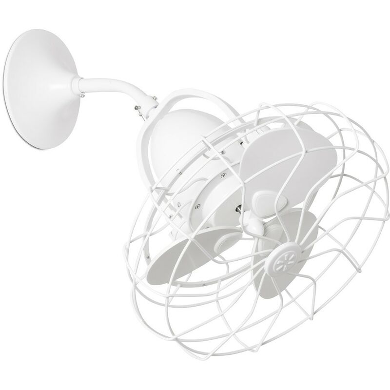 

Faro Barcelona - Ventilador de techo sin luz Keiki 33720 - BLANCO MATE