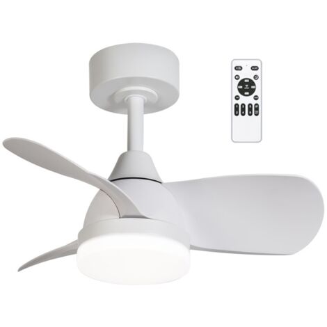 Ventilador de techo LED Borse Mini Blanco CCT Dim (18W)