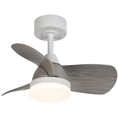 Ventilador de techo LED Byan Mini CCT Dim (18W) Gris Ceniza