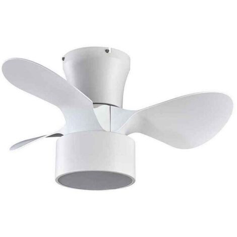 Ventilador de techo LED "Kos" regulable con control remoto (24W 3CCT 2390lm) IP20 Ø60cm color blanco