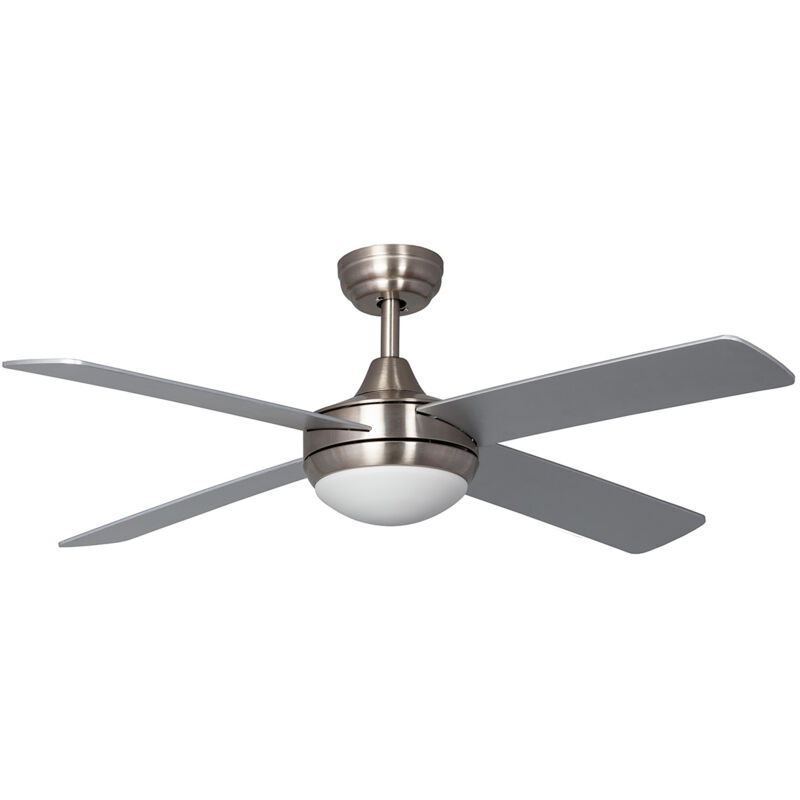 

Ventilador de Techo LED Leirus Niquel 132cm Motor DC - Niquel