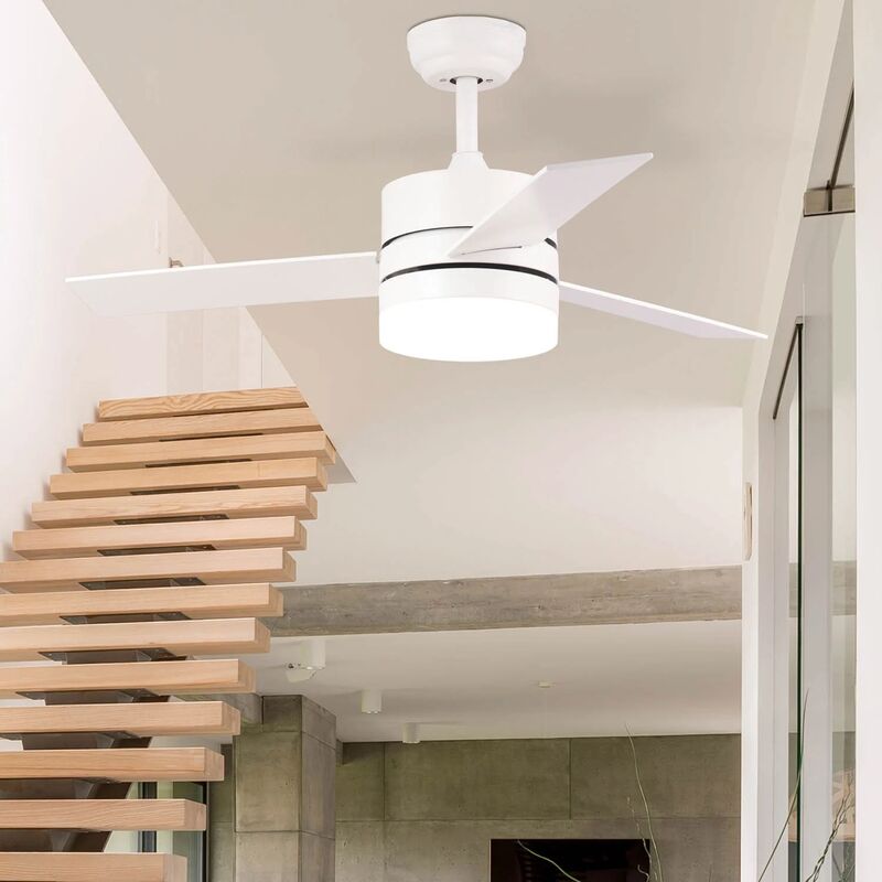 

VENTILADOR DE TECHO LED LORENZO 16W BLANCO - Lúzete
