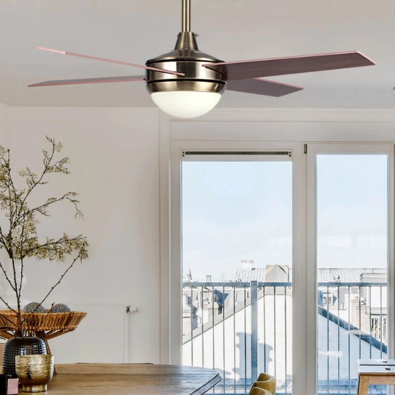 

Lúzete - Ventilador De Techo Led Lynk Cuero