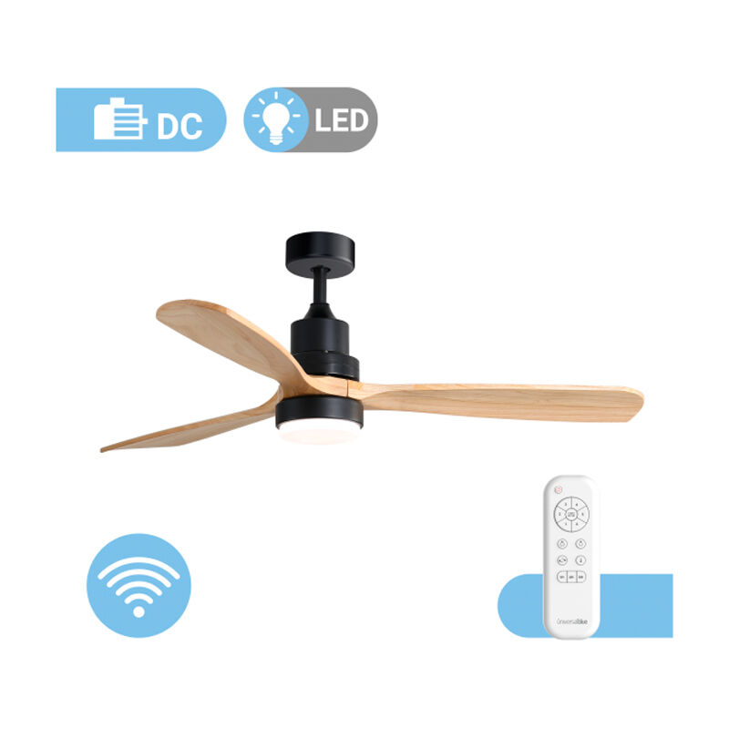 

Ventilador de techo LED motor DC con Wi-Fi 142cm ALM 4056