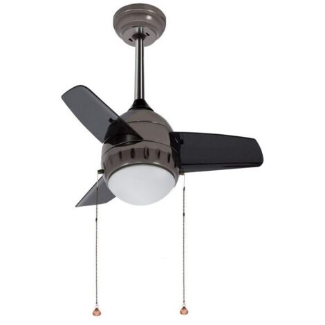 Ventilador de Techo LED Negro 66cm Modern 4000K