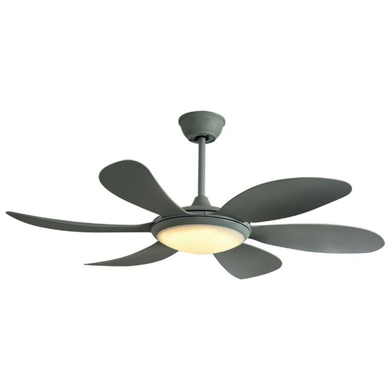 

Cristalrecord - Ventilador de techo LED Tanik (24W) | Plata