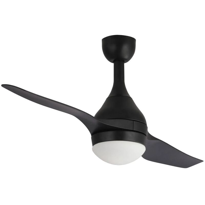 

Lúzete - Ventilador De Techo Led Wesley 18W Negro