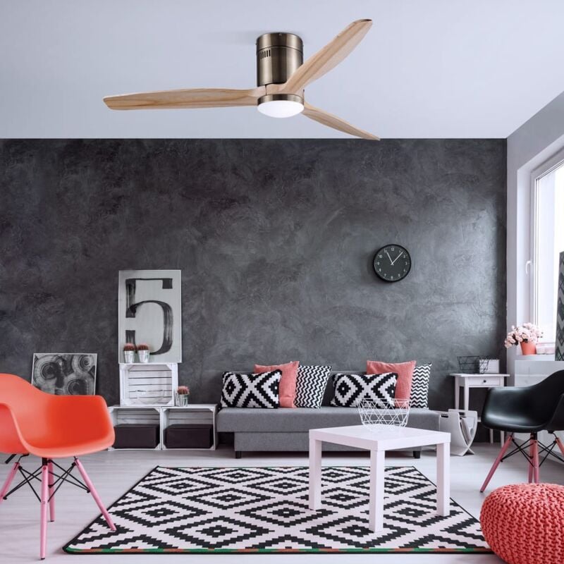 

Ventilador de techo LED Yen (15W) | Madera