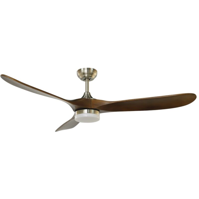

Cristalrecord - Ventilador de techo LED Yen Big (15W) | Marrón