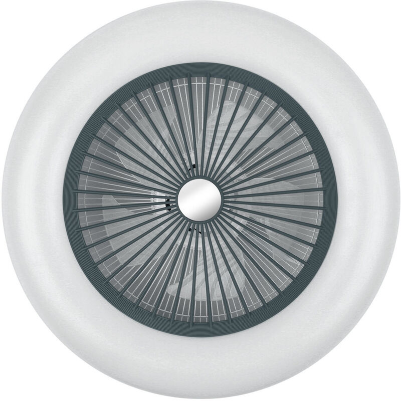 

Ventilador de techo con iluminacion 180V-265V Luz LED con aplicacion Soporte de control de telefono movil Conexion BT para dormitorio Sala de estar