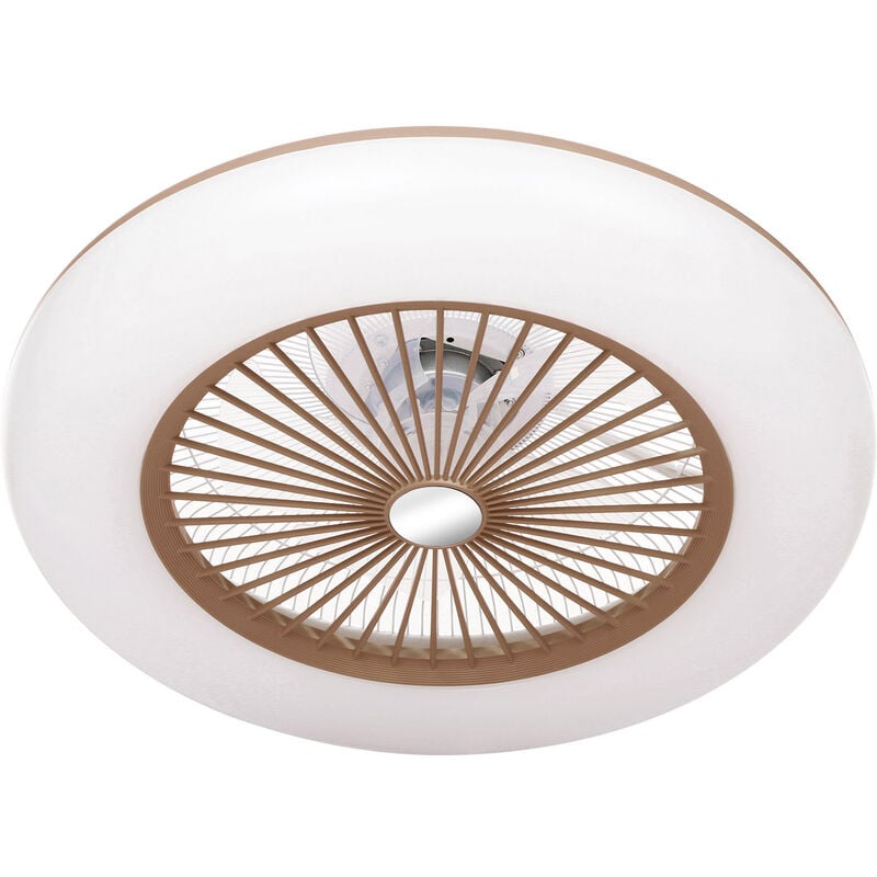 

Ventilador de techo con iluminacion 180V-265V Luz LED con aplicacion Soporte de control de telefono movil Conexion BT para dormitorio Sala de estar