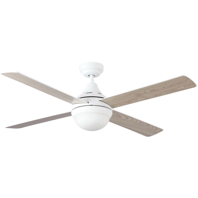 

Ventilador de techo motor AC 122cm 2xE27 Palas Reversibles Blanco/Pino