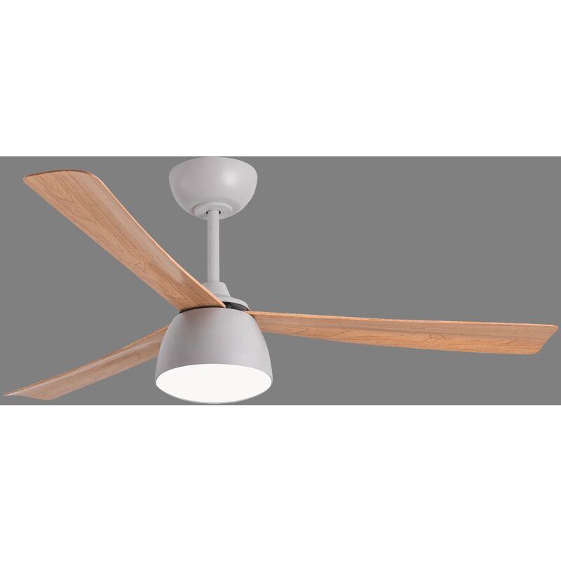 

Ventilador de techo motor DC 132cm LED 24W 3CCT Madera WIFI
