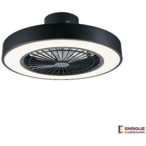 Ventilador techo blanco con música y aspas plegables PAVAROTTI