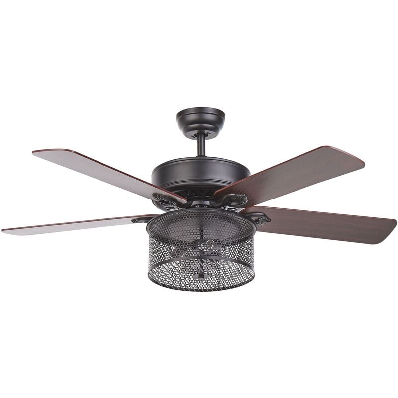 

Beliani - Ventilador de techo negro IRTISH