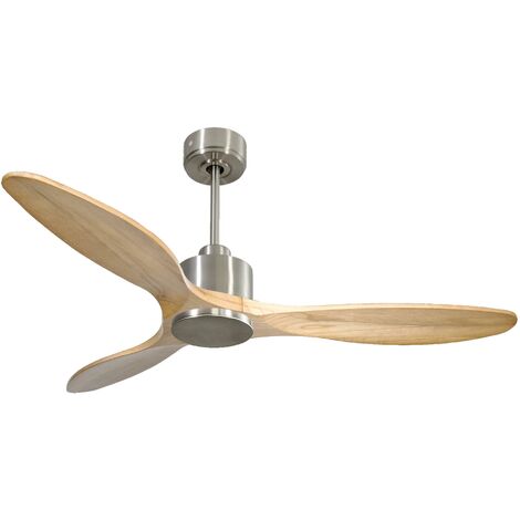 Ventilador de techo Reversible Termostato Wifi Motor DC Techos Inclinados Mando a Distancia Hypersilence Memoria