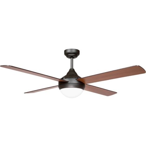 Ventilador de techo silencioso con luz