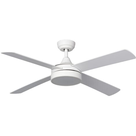 TECHBREY Ventilador de Techo Silencioso Timor Blanco 132cm Motor DC Blanco