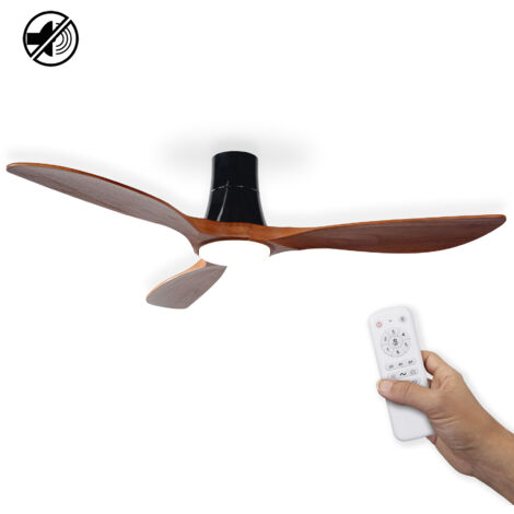 Ventilador de techo silencioso VT531 con luz y mando, Motor DC