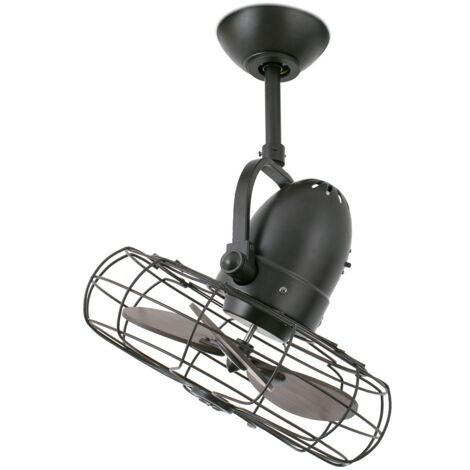 Ventilador de techo sin luz Keiki 33715 - MARRON OSCURO