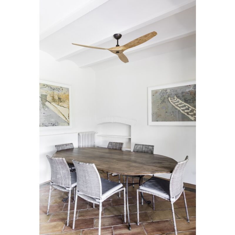 

Faro Barcelona - Ventilador de techo sin luz Morea 33519 - MARRON OSCURO
