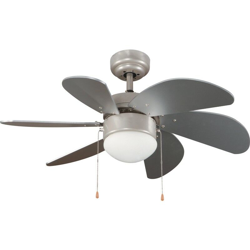 

Ventilador De Techo Con Luz Modelo Tabit Plata