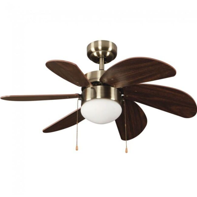 

Ventilador De Techo Con Luz Modelo Tabit Madera