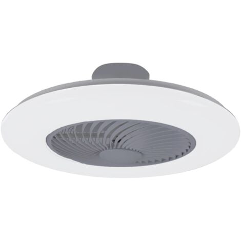 Ventilador de techo tipo plafón con luz LED blanco