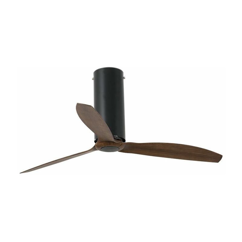 

Ventilador de techo Faro Barcelona 32037 TUBE FAN negro mate/nogal