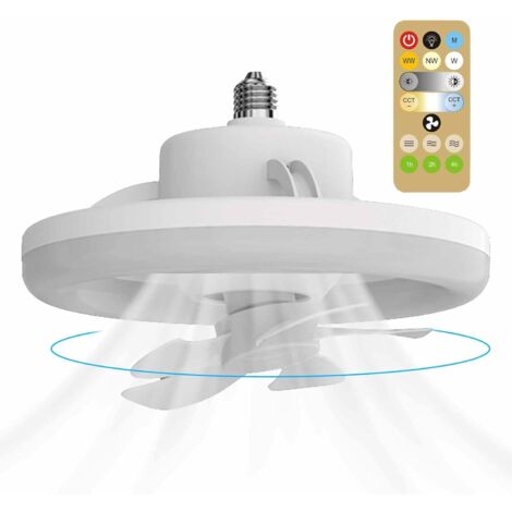 Ventilador de techo ZOLGINAH 48W  Ventiladores de techo con luces y control remoto  Plafón LED de 3 colores con ventilador de 3 velocidades