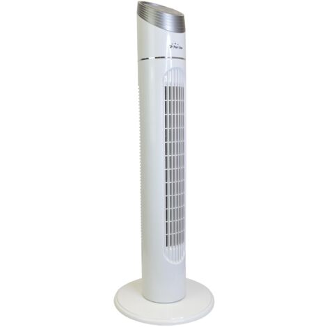 Ventilador de torre 40W con 3 velocidades y oscilación automática