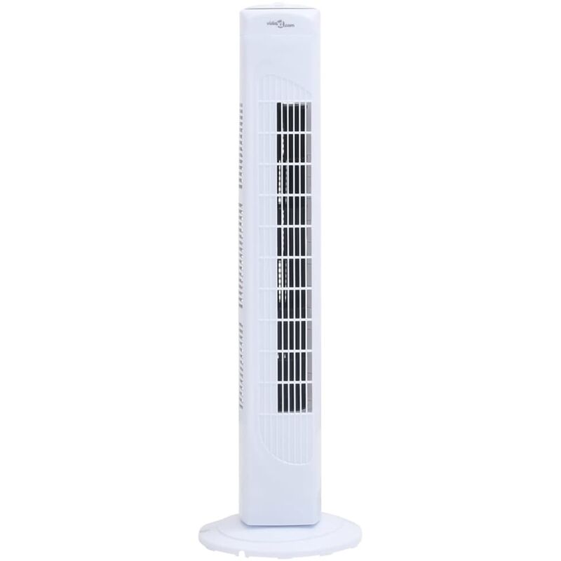 

Ventilador de torre con temporizador Φ24x80 cm blanco