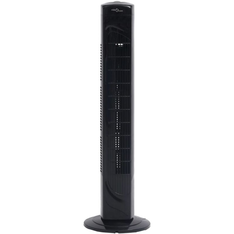 

Ventilador de torre con temporizador Φ24x80 cm negro