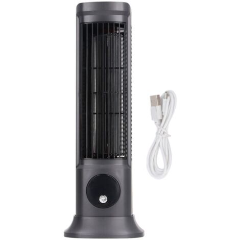 Ventilador de torre de escritorio Eosnow Professional, eficiente, silencioso, con 3 velocidades ajustables y sin aspas para dormitorio, oficina y hogar.
