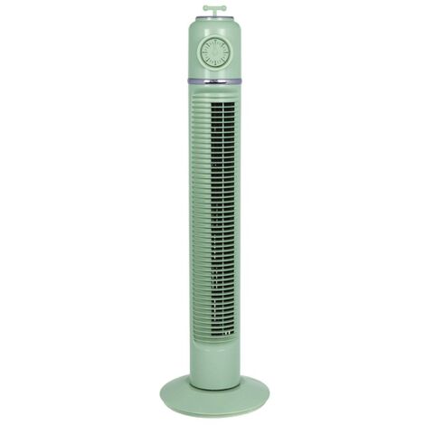 Ventilador de torre Huracán motor AC 45W verde