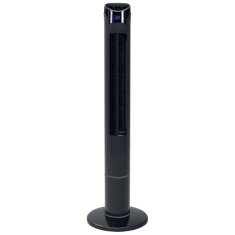Ventilador de torre Kodima con mando 45W Negro