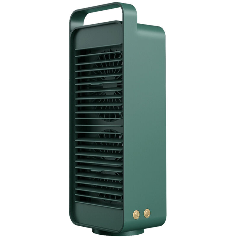 

Happyshopping - Ventilador de torre pequeno, ventilador de escritorio oscilante, con 3 velocidades,Verde