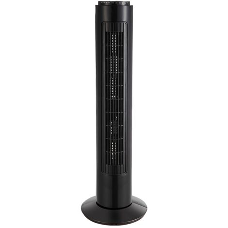 Ventilador de torre Picaro negro 50W  3 velocidades  Remoto  Temporizador