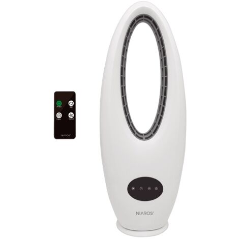 Ventilador de torre sin aspas Salboni con mando 45W Blanco