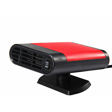 Ventilador del calentador del automóvil/Ventilador de enfriamiento, Desempañador portátil del automóvil Ventilador del calentador eléctrico del automóvil de calentamiento rápido con base giratoria