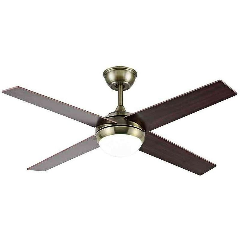 

Akunadecor - Ventilador DIANA oro envejecido con luz de Narvi