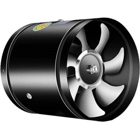 Ventilador extractor de 150 mm, 140 m³/h, ventilador industrial metálico de pared con conducto para baño, sótano, garaje, carpa de cultivo.