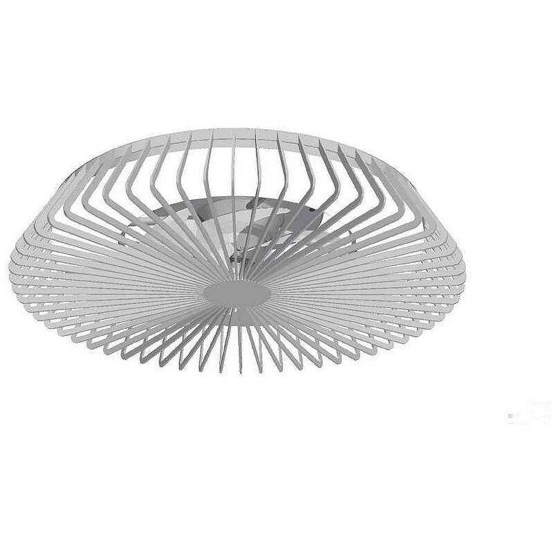 

Ventilador de techo con plafón de luz led Himalaya | Plata - 0