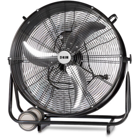 Ventilador industrial de suelo VSI60, 220W, aspas de aluminio, ruedas