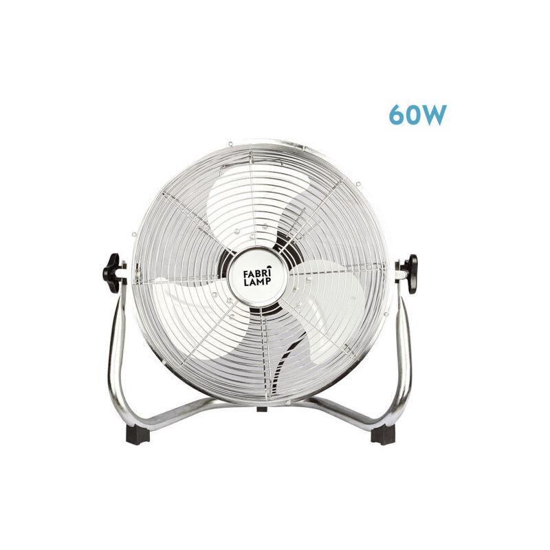 Image of Fabrilamp - Ventilatore industriale Libis 60w Cromo 40d 3 Velocità 44x48,5x27,5 Cm