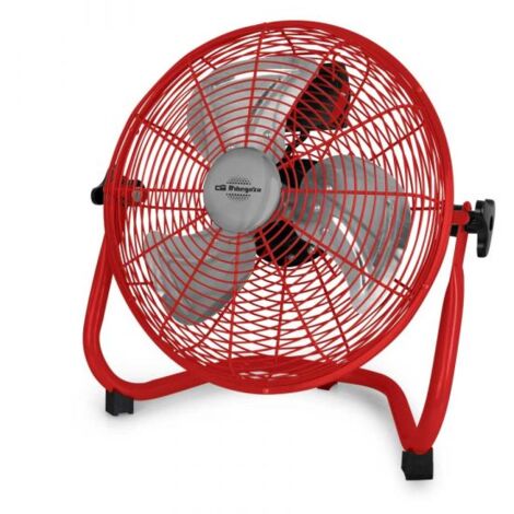 Ventilador industrial Orbegozo PW 1431, aspas metálicas, 3 velocidades, inclinación regulable, 30 cm de diámetro, 45 W