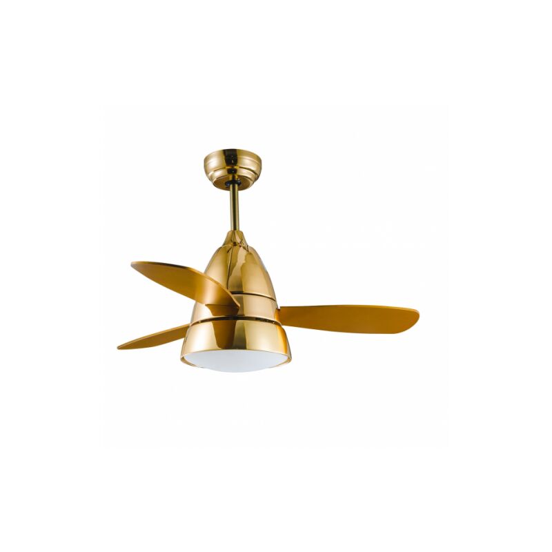 

Ventilador Iseran Oro Frances 2xe27 3 Aspas Metacrilato Acido 33.5x107d C.remoto