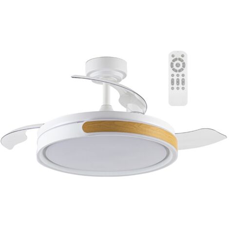Ventilador LED aspas plegables Nemi CCT Dim (72W)